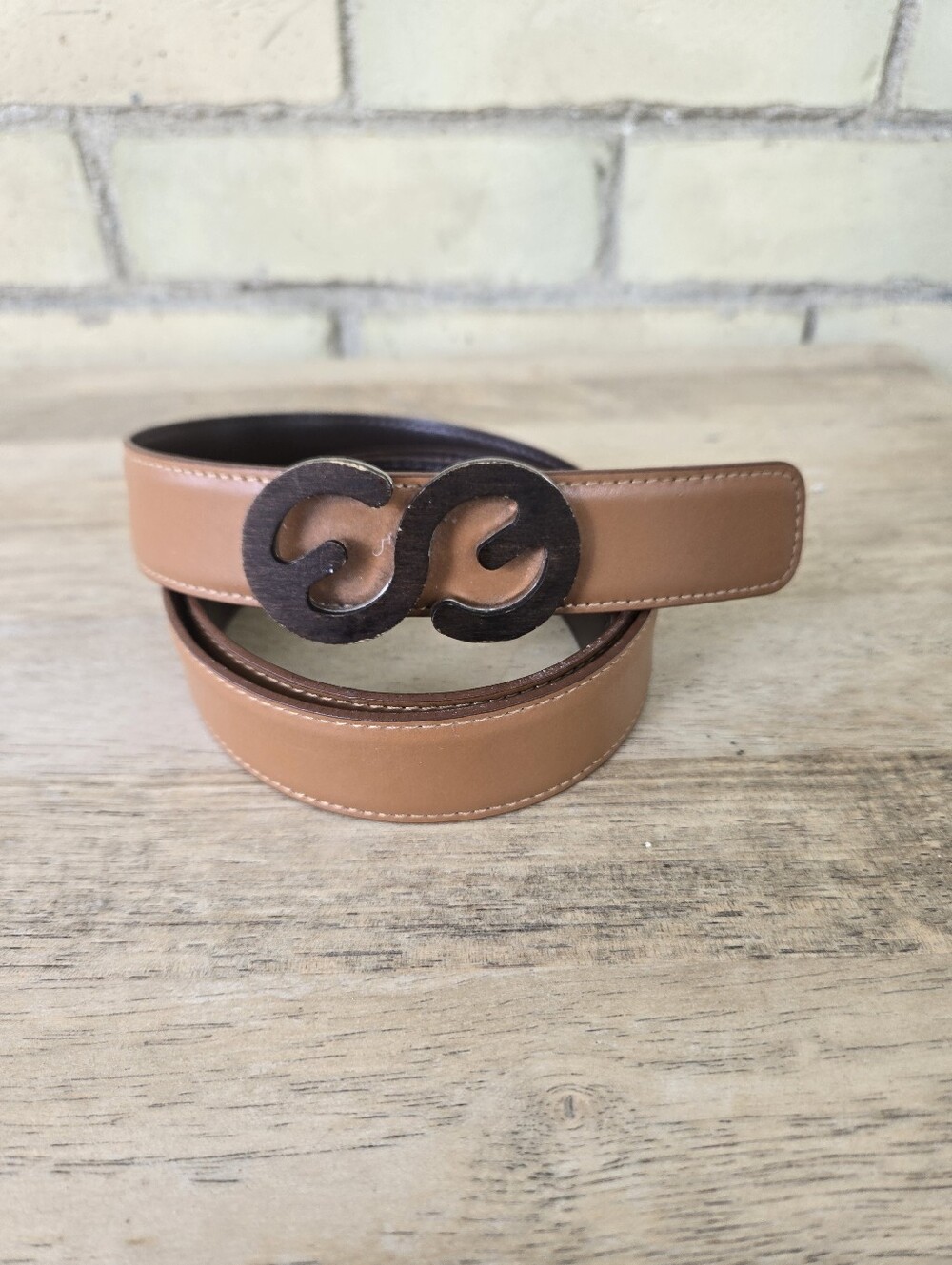 Vintage Escada Sport Monogram Belt